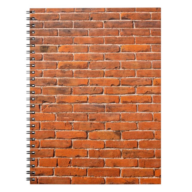 Cuaderno Muro de ladrillo rojo muro de ladrillo (Frente)