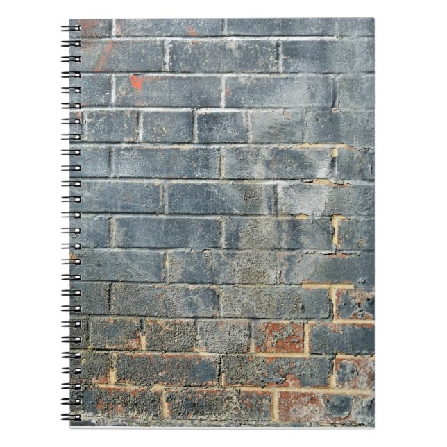 Cuaderno Muro de ladrillo urbano siniestro (Frente)