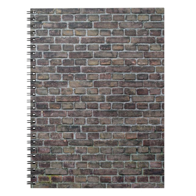 Cuaderno Muro de ladrillo viejo muro de ladrillo oscuro (Frente)