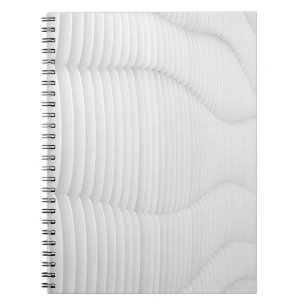 Cuaderno Muro de textura blanca