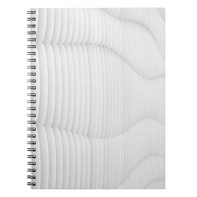 Cuaderno Muro de textura blanca (Frente)
