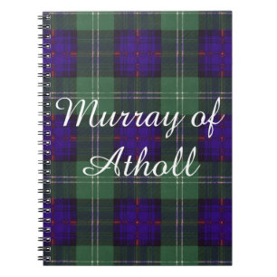 Cuaderno Murray del tartán escocés de la falda escocesa d