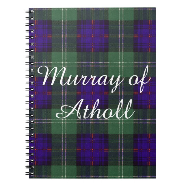 Cuaderno Murray del tartán escocés de la falda escocesa de (Frente)