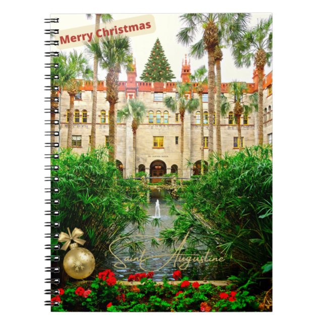 Cuaderno Museo y Jardines de Saint Augustine Florida (Frente)