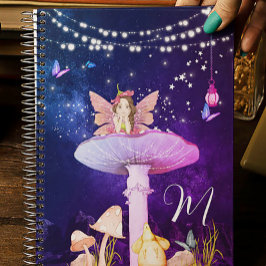 Cuaderno Mushroom Fantasy Magnífica escuela de hadas encant