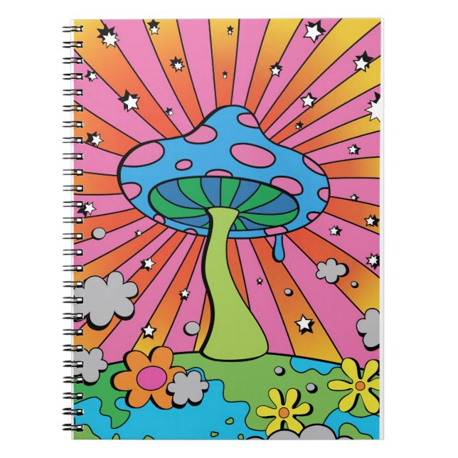 Cuaderno Mushroom Hunter Kidcore Mushroom (Frente)