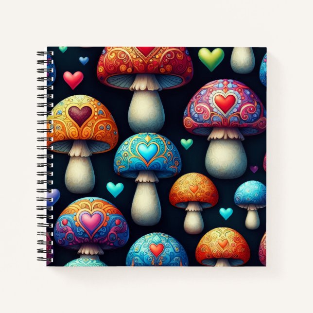 Cuaderno Mushroom Love (Anverso)