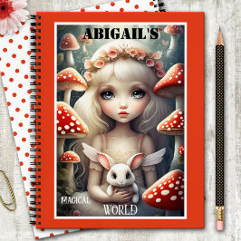 Cuaderno Mushroom Magia Fantasía Hada