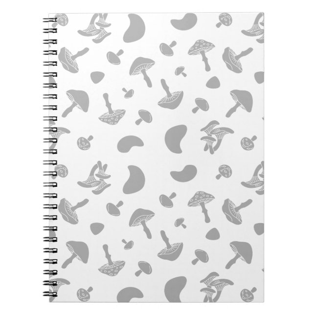 Cuaderno Mushrooms Gray (Frente)