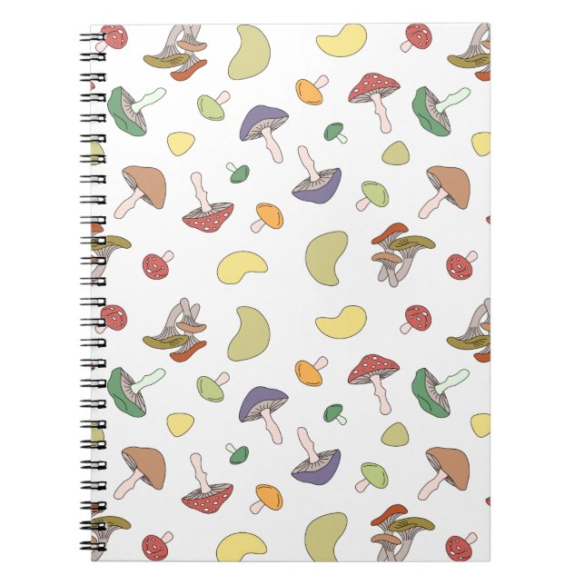 Cuaderno Mushrooms Pastel (Frente)