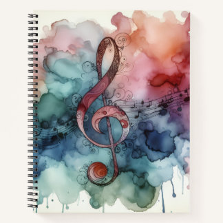 Cuaderno Music Alcohol Ink Deluxe