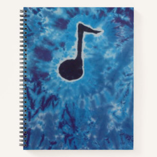 Cuaderno Music Notes Tie Dye