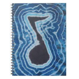 Cuaderno Music Notes Tie Dye