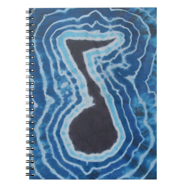 Cuaderno Music Notes Tie Dye (Frente)
