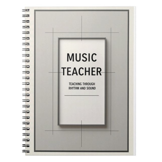 Cuaderno Music Teacher (Frente)