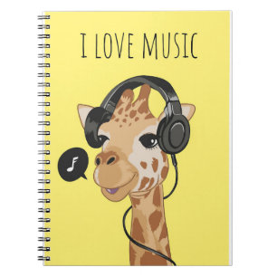 Cuaderno Música Art I Love Music