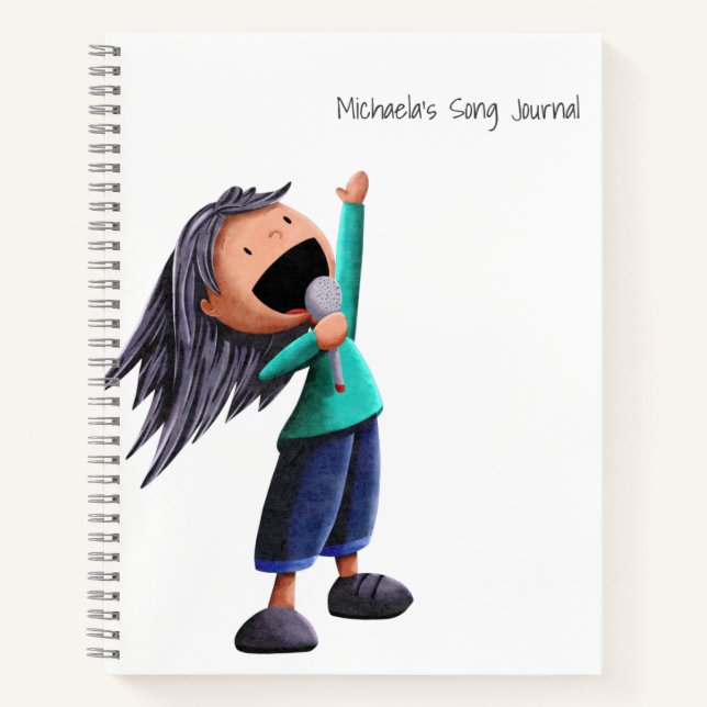 Cuaderno Música Chica Cuta (Anverso)