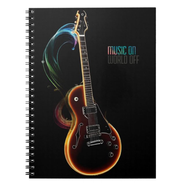 Cuaderno música de guitarra en (Frente)