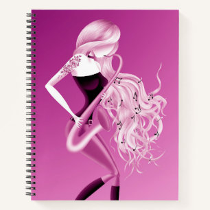 Cuaderno Música de Lady Saxofonista