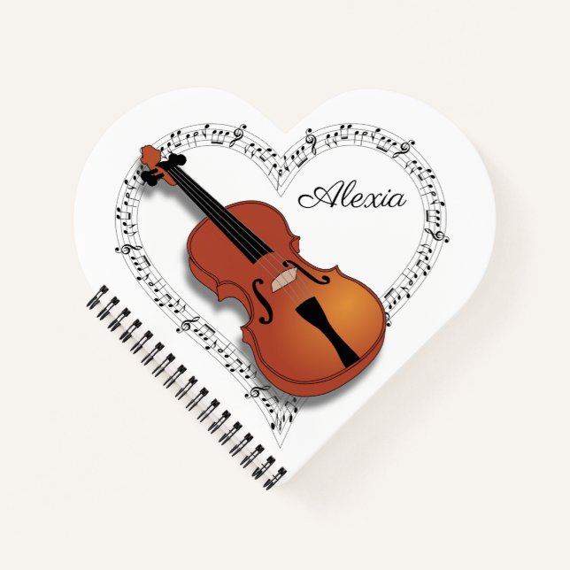 Cuaderno Música de violín (Anverso)