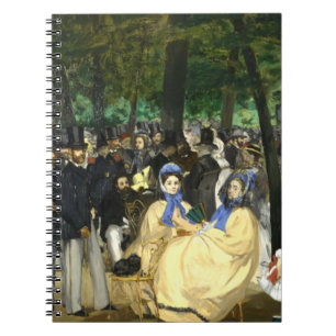 Cuaderno Música en las Tullerias Edouard Manet