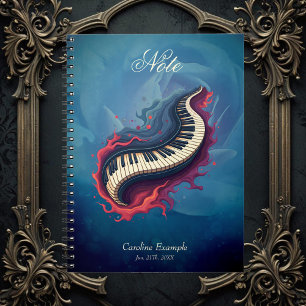 Cuaderno Música en movimiento, el piano curvo.