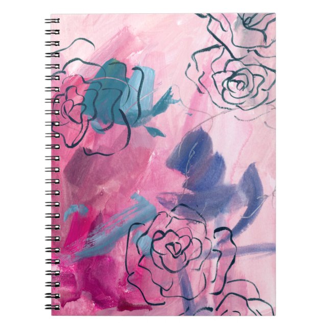 Cuaderno Música interior - Esbozo floral (Frente)