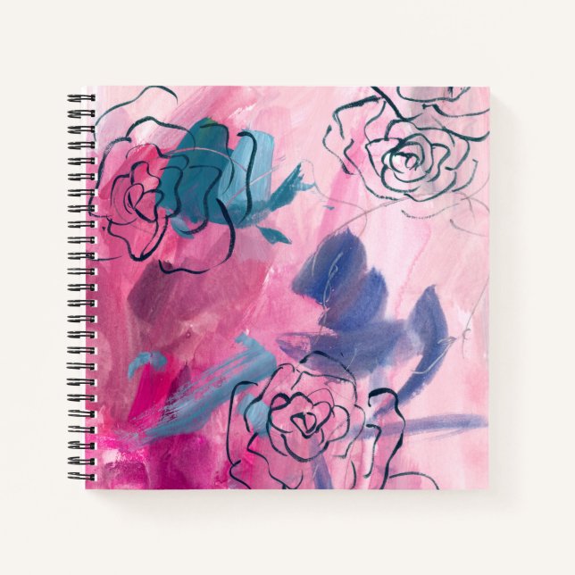 Cuaderno Música interior - Esbozo floral (Anverso)