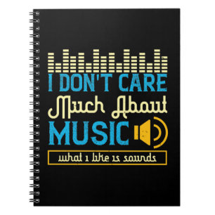 Cuaderno Música - Lo Que Me Gusta Son Los Sonidos