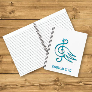 Cuaderno Música Pájaro Azul