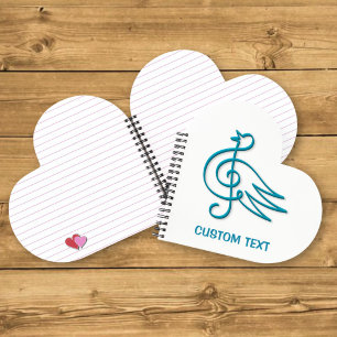 Cuaderno Música Pájaro Azul