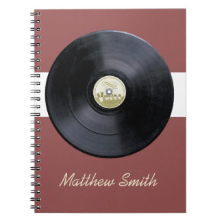 Cuaderno Música retra del lp del expediente