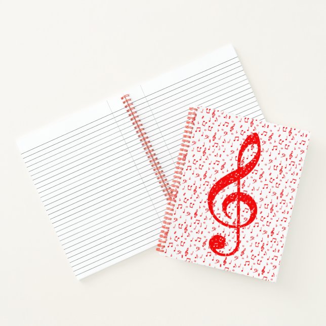 Cuaderno Música roja y blanca (Interior)