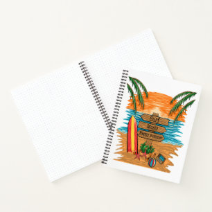 Cuaderno música surf verano feliz