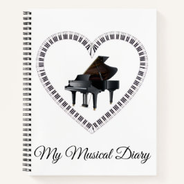 Cuaderno musical de piano
