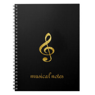 Cuaderno musical notes