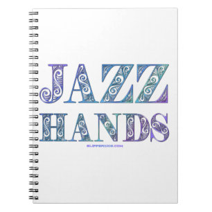 Cuaderno musicales de Broadway de SlipperyJoe's Jazz Hands 