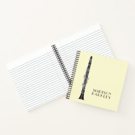 Cuaderno Músico Clarinet Music Teacher Band