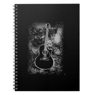 Cuaderno Músico de rock gráfico de guitarra Grunge Jazz