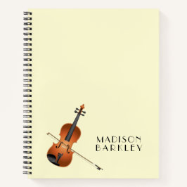 Cuaderno Músico de Viola Violin Music Teacher