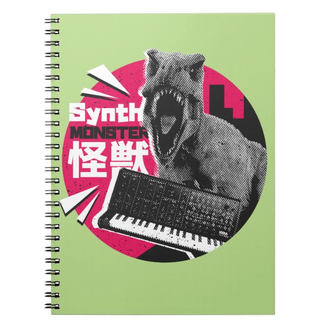 Cuaderno Músico Dino Synth (Frente)