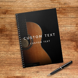 Cuaderno Músico profesional de guitarra de estilo