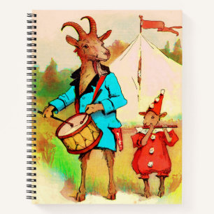 Cuaderno músicos de cabras grandes