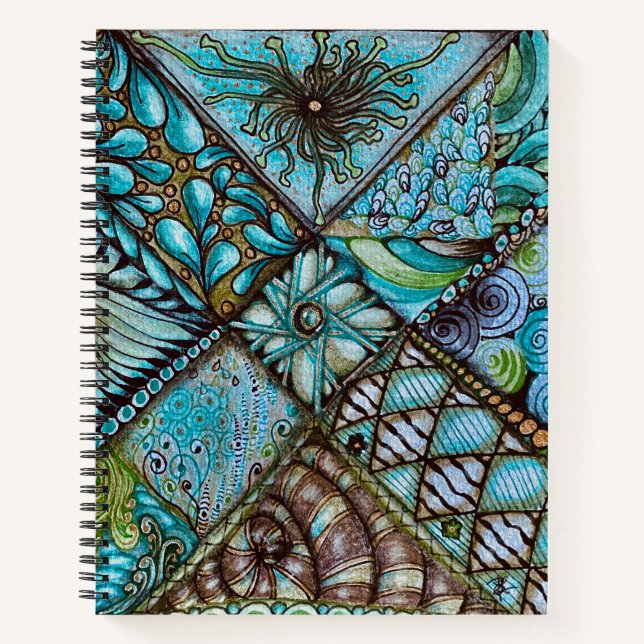 Cuaderno Musings turquesa (Anverso)