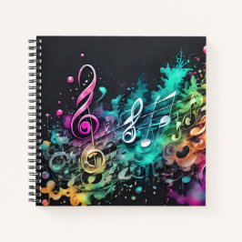 Cuaderno musique graffiti