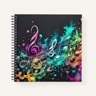 Cuaderno musique graffiti