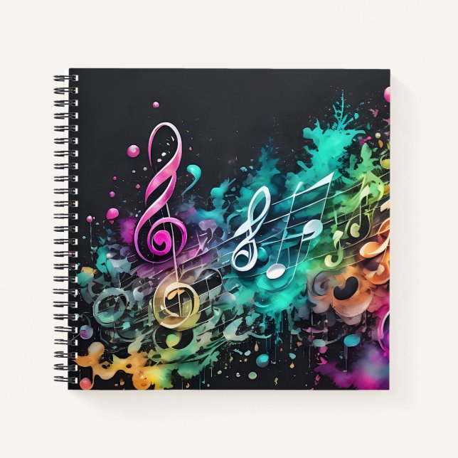 Cuaderno musique graffiti (Anverso)