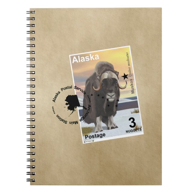 Cuaderno Muskox Stamp Souvenir (Frente)