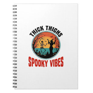 Cuaderno Muslos Gruesos Vibraciones Espeluznantes Diseño Vi