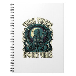 Cuaderno Muslos Gruesos Vibraciones Espeluznantes Halloween